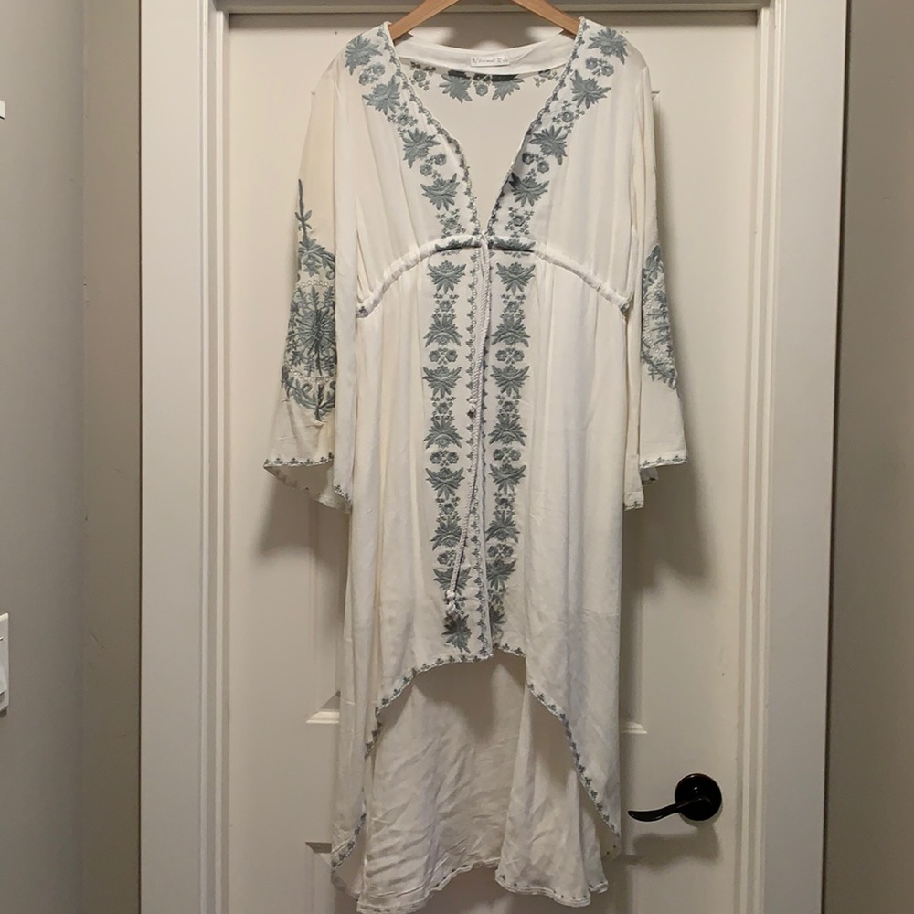 Light weight embroidered dress